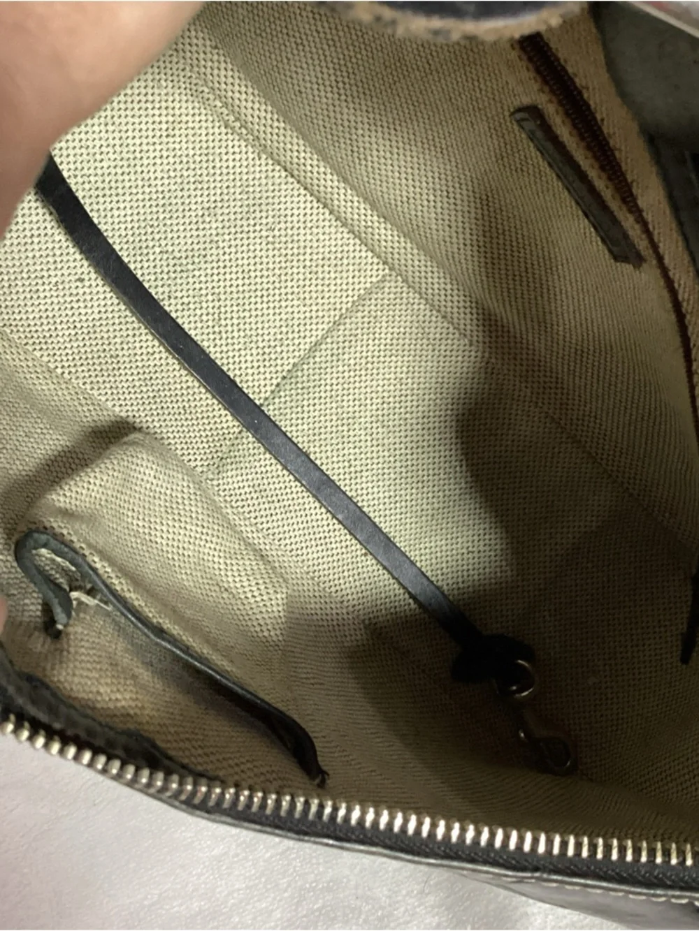 Dooney & Bourke Black Crocodile Embossed Leather Hobo Bag Classic Beauty